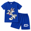 Blue Bugs Bunny Summer Coord Set - Jersey Cotton Fabric - Summer Kidswear - Kidswear brand in Pakistan - Comfortable & Stylish Outfit - Summer Outfit for girls - Trendy Outfit for kids - Cotton Outfit - Lil' Cubs