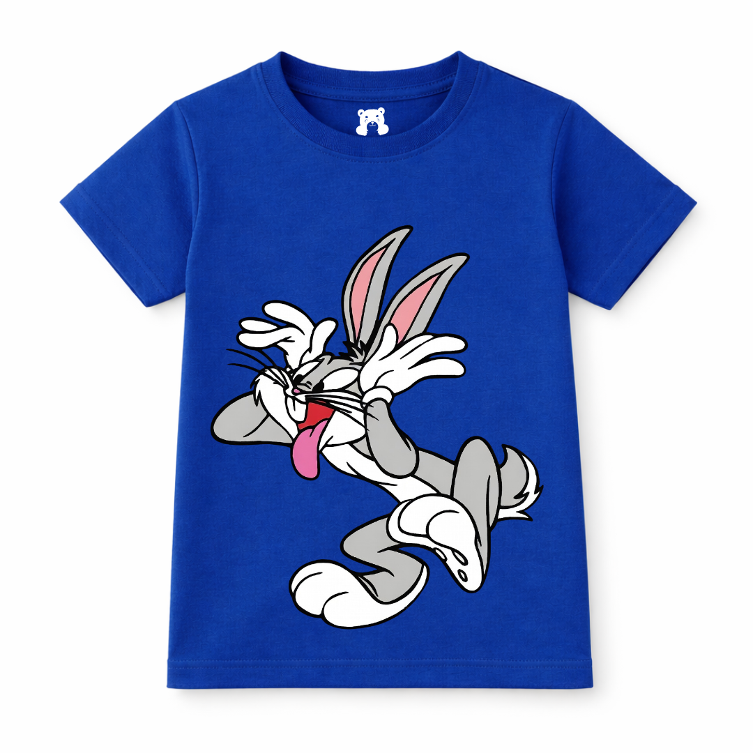 Blue Bugs Bunny Summer Coord Set - Jersey Cotton Fabric - Summer Kidswear - Kidswear brand in Pakistan - Comfortable & Stylish Outfit - Summer Outfit for girls - Trendy Outfit for kids - Cotton Outfit - Lil' Cubs