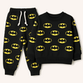Boys Batman Print Sweatshirt & Jogger Set – Black Outfit (Ages 1-12 Years)

