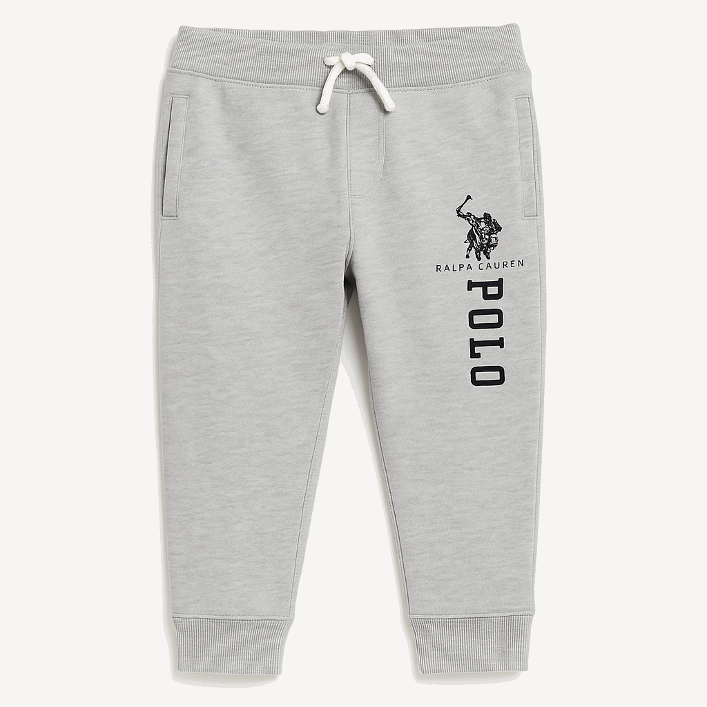 Boys Polo fleece trousers in dark winter fabric – cozy and stylish kids sweatpants

