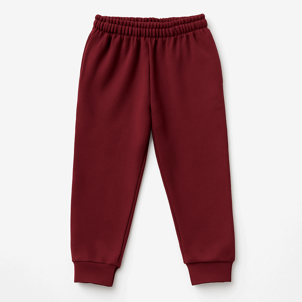 "Boys winter fleece jogger pants in grey – warm and comfortable sweatpants for kids, available in sizes 26 to 36"