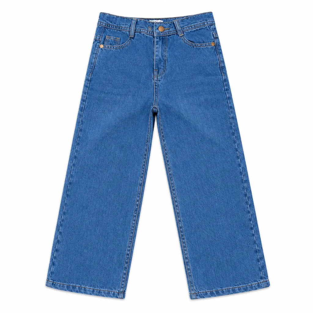 Boys Pack of 3 Baggy Denim Jeans - Blue, Light Blue & Ice Blue (Size 1 - 14 Years)