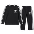 Boys Black Adidas Summer Coord Set (2 Piece) - Size 1 - 12 Years