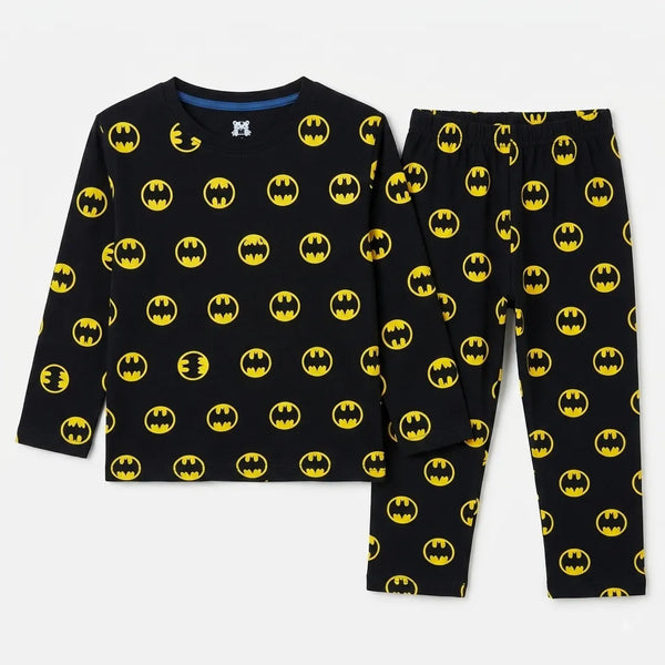 Boys Black Batman Summer Coord Set (2 Piece) - Size 1 - 12 Years