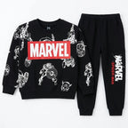 Boys Black Marvel Winter Coord Set (2 Piece) - Size 1 - 12 Years