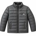 Boys Black Puffer Jacket – The North Face Print (Size 2 - 7 Years)