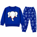 Boys Blue Elephant Winter Coord Set (2 Piece) - Size 1 - 12 Years
