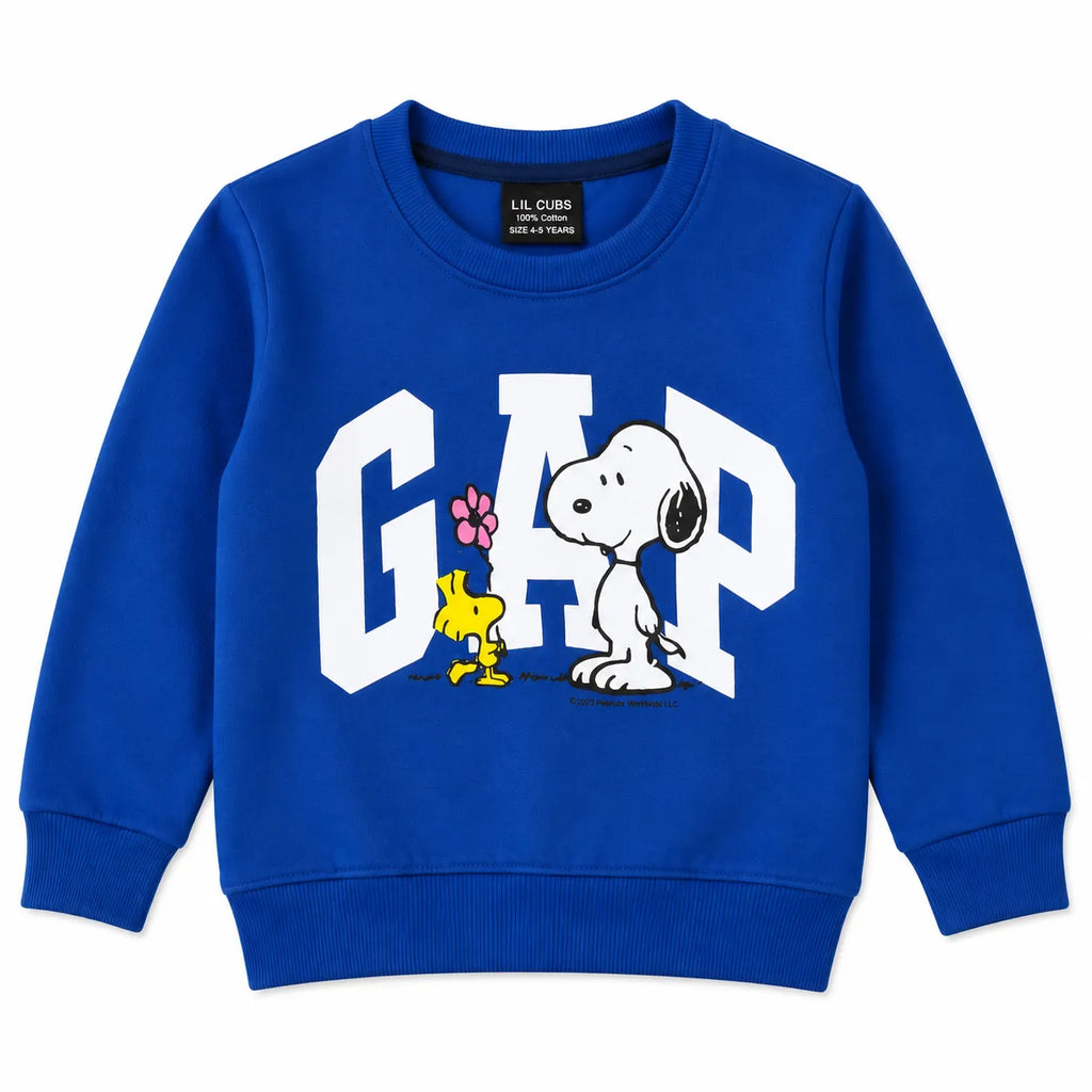 Boys Blue GAP & Snoppy Winter Coord Set (2 Piece) - Size 1 - 12 Years