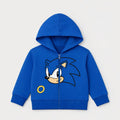 Boys Blue Sonic Winter Zipper Hoodie - Size 1 - 12 Years