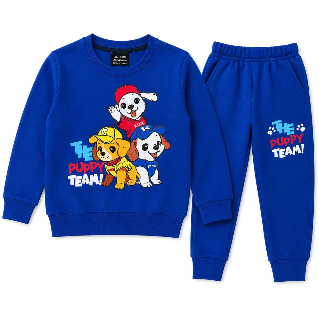 Boys Blue The Puppy Team Winter Coord Set (2 Piece) - Size 1 - 12 Years