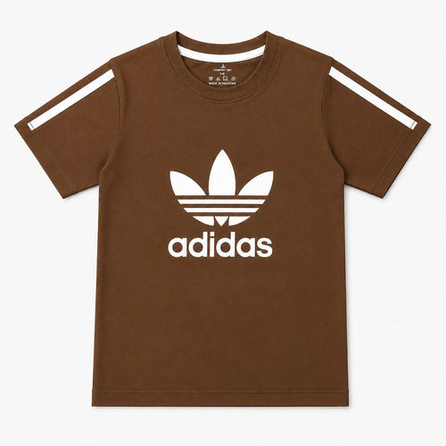 Boys Brown & Black Adidas Summer Coord Set (2 Piece) Age 1 - 12 Years
