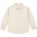 Boys Corduroy Formal Shirt Cream (Size 1 - 12 Years)