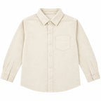 Boys Corduroy Formal Shirt Cream (Size 1 - 12 Years)