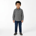 Boys Corduroy Formal Shirt Grey (Size 1 - 12 Years)