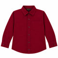 Boys Corduroy Formal Shirt Maroon (Size 1 - 12 Years)