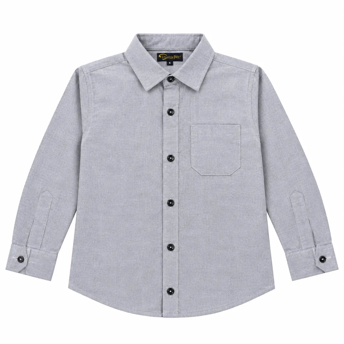 Boys Cotton Formal Shirt Light Blue (Size 1 - 12 Years)