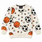 Boys Cream Football Winter Coord Set (2 Piece) - Size 1 - 12 Years