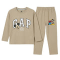 Boys Cream GAP & Mickey Summer Coord Set (2 Piece) - Size 1 - 12 Years