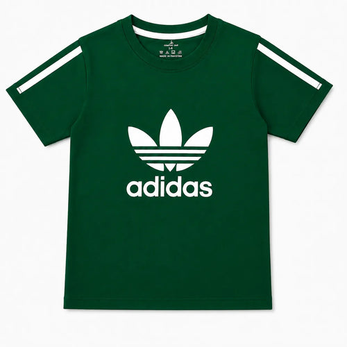 Boys Dark Green & Black Adidas Summer Coord Set (2 Piece) Age 1 - 12 Years
