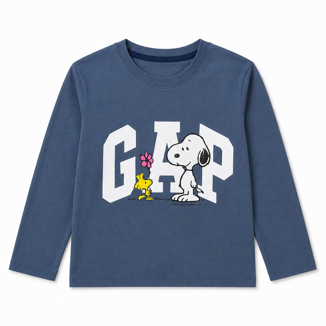 Boys Dull Blue GAP & Snoppy Coord Set (2 Piece) - Size 1 - 12 Years