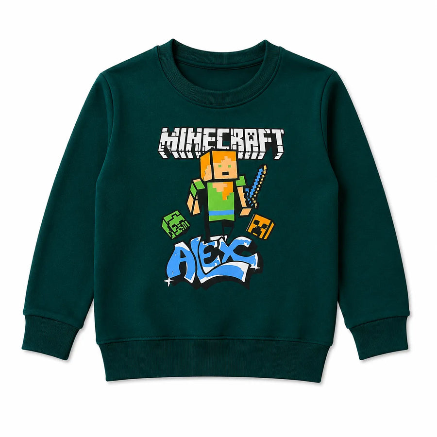 Boys Green Minecraft Winter Coord Set (2 Piece) - Size 1 - 12 Years