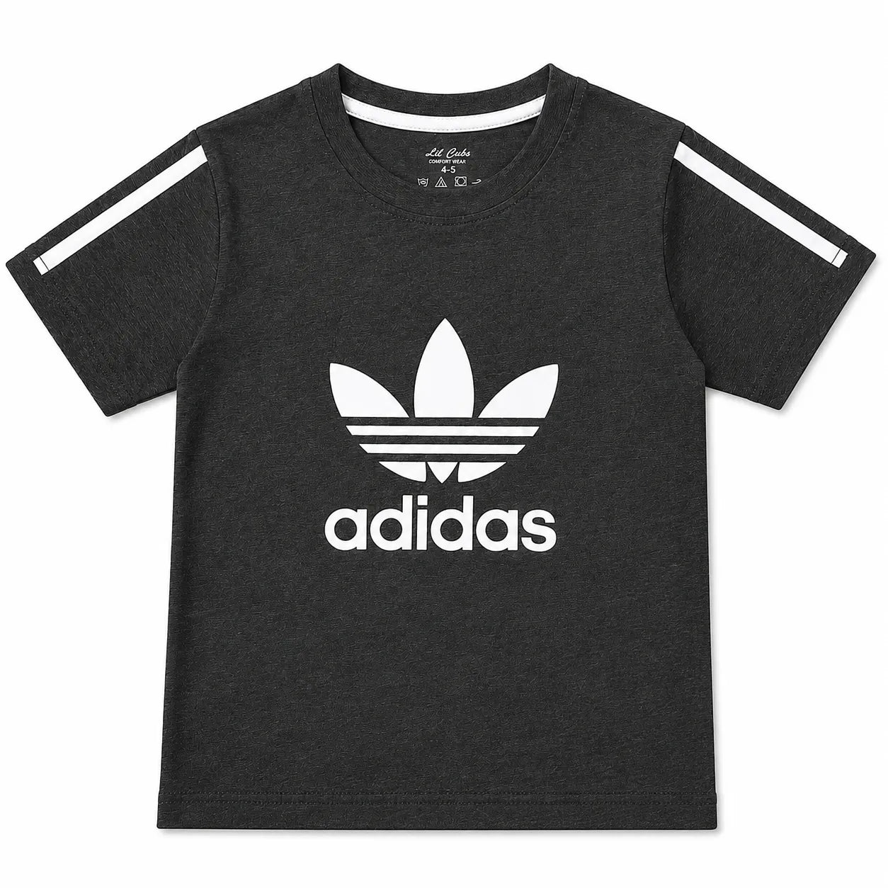 Boys Grey & Black Adidas Summer Coord Set (2 Piece) Age 1 - 12 Years