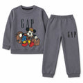 Boys grey fleece trouser from Lil' Cubs GAP winter 2-piece coord set, size 1-12 years, featuring soft fabric and comfortable fit.