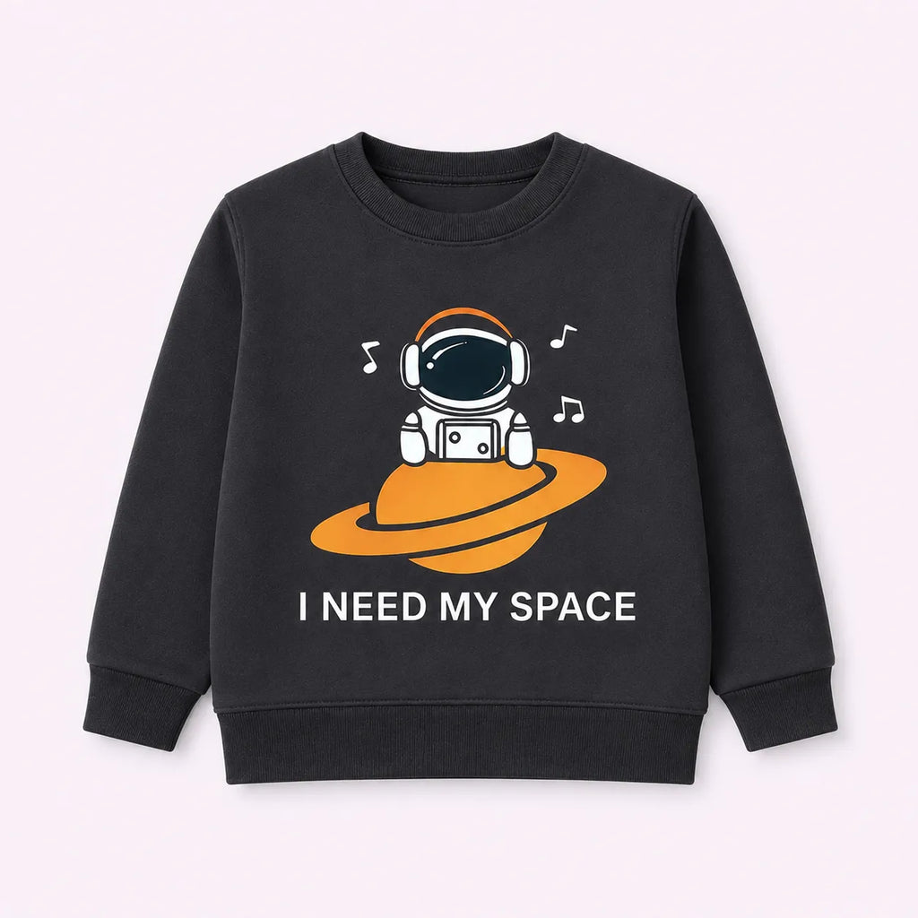 Boys "I need My Space" Charcoal Grey Winter Coord Set (2 Piece) - Size 1 - 12 Years