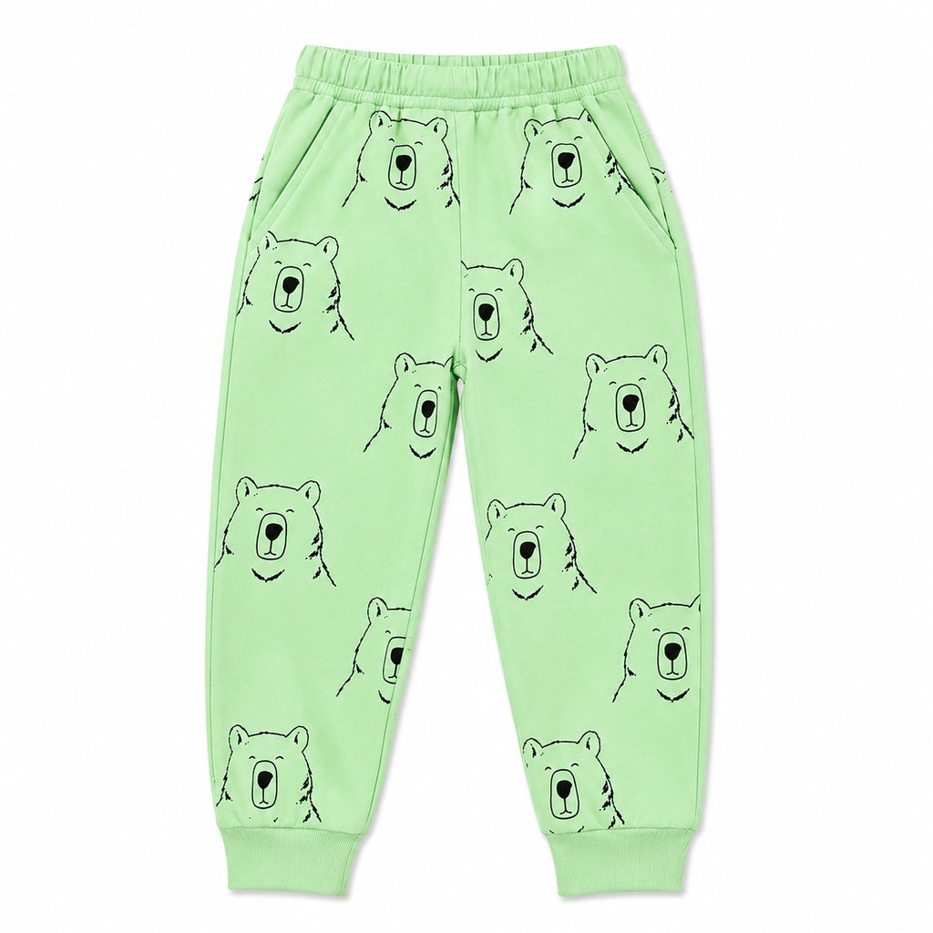 Boys Light Green Bear Winter Coord Set (2 Piece) - Size 1 - 12 Years