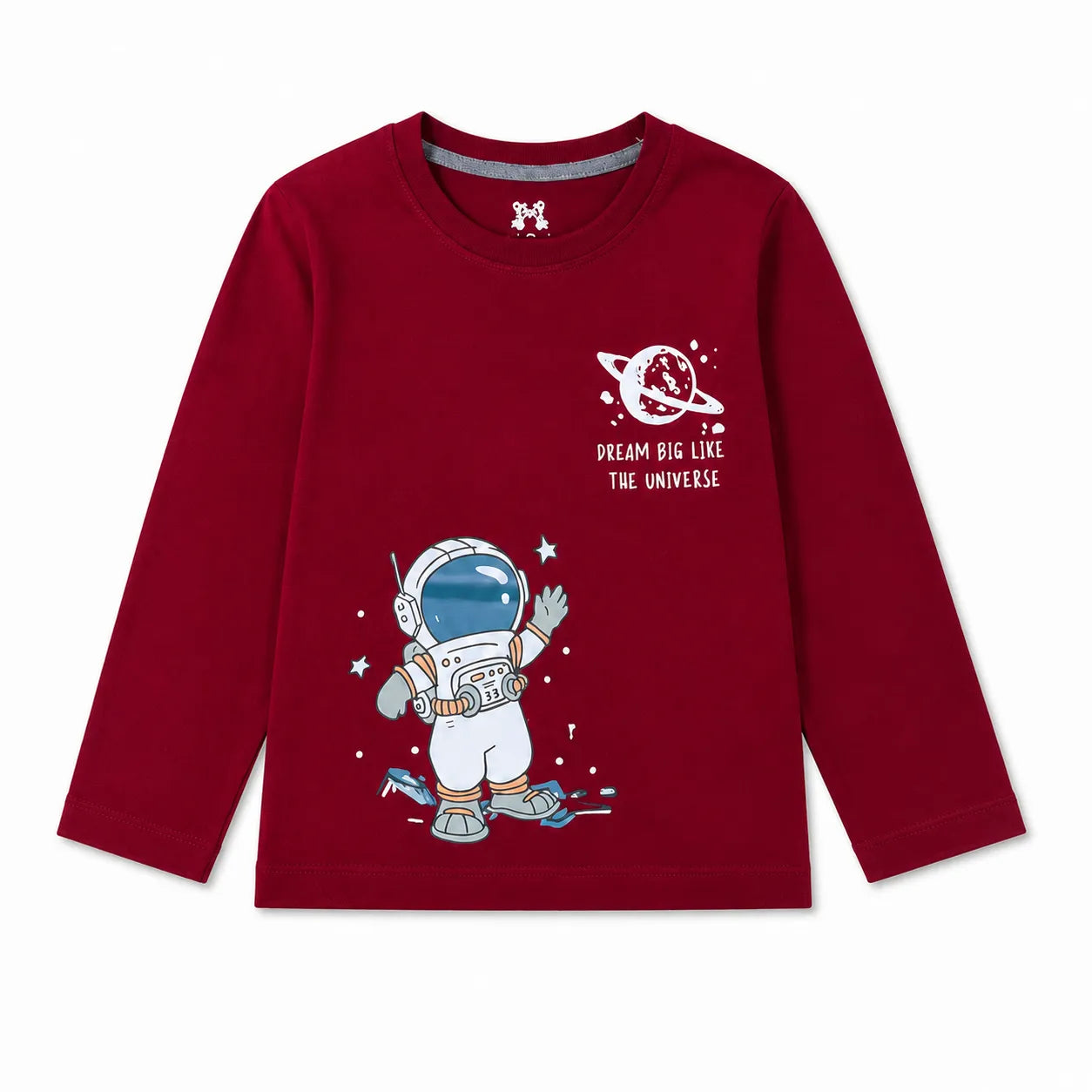 Boys Maroon Astronaut Coord Set (2 Piece) - Size 1 - 12 Years