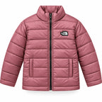 Boys Maroon Puffer Jacket – The North Face Print (Size 2 - 7 Years)