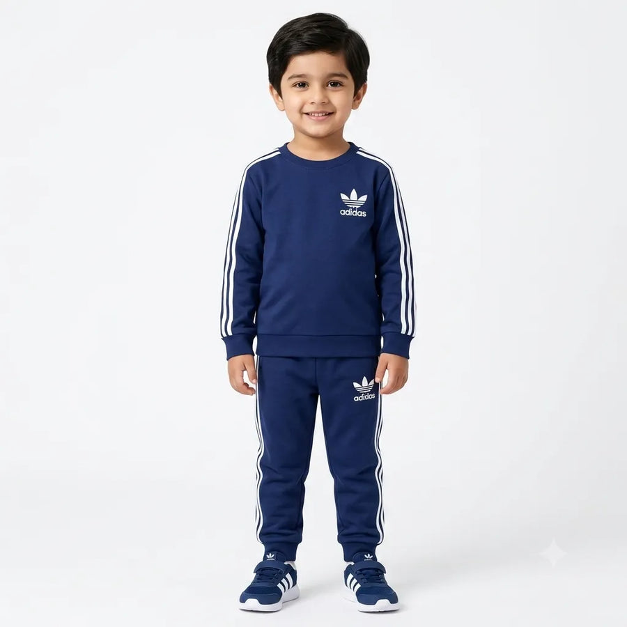 Boys Navy Blue Adidas Summer Coord Set (2 Piece) - Size 1 - 12 Years