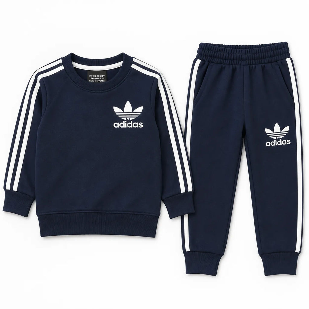 Boys Navy Blue Adidas Winter Coord Set (2 Piece) - Size 1 - 12 Years