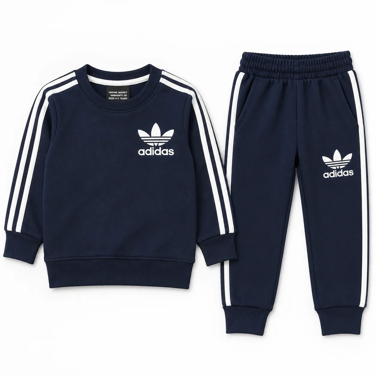 Boys Navy Blue Adidas Winter Coord Set (2 Piece) - Size 1 - 12 Years