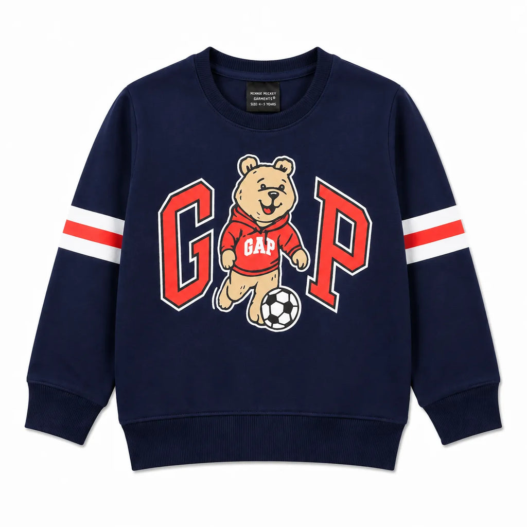 Boys Navy Blue GAP & Teddy Bear Winter Coord Set (2 Piece) - Size 1 - 12 Years