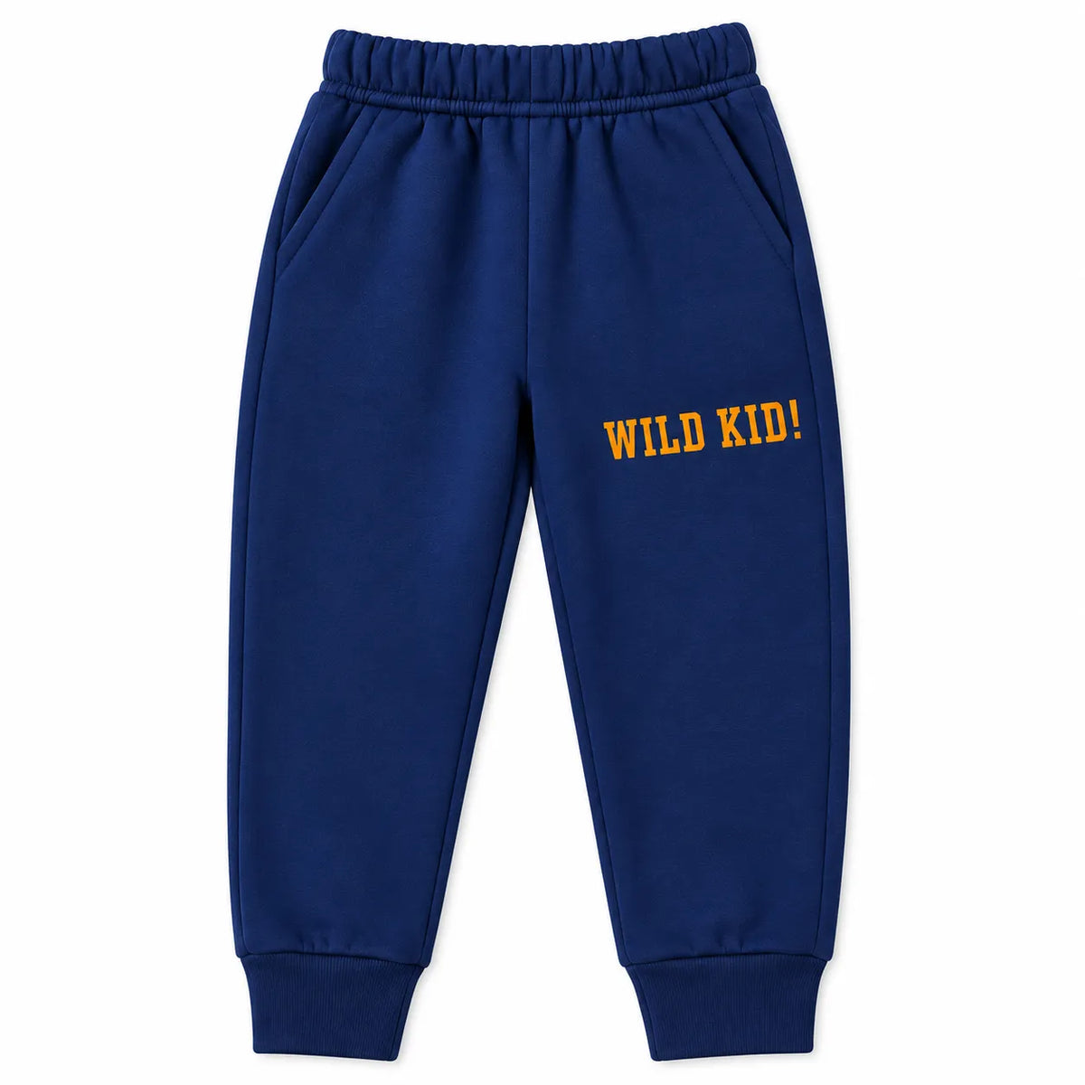 Boys Navy Blue & Mustard Wild Kid Winter Coord Set (2 Piece) - Size 1 - 12 Years