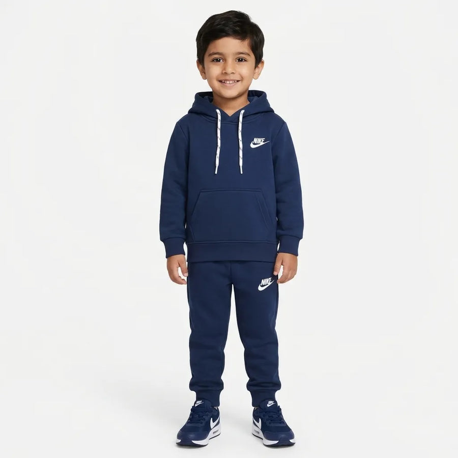 Boys Navy Blue Nike Hoodie Winter Coord Set (2 Piece) - Size 1 - 12 Years