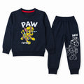 Boys navy blue Paw Patrol winter fleece coord set with jacket and pants, size 2 to 12 years, by lilcubspk.