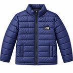 Boys Navy Blue Puffer Jacket – The North Face Print (Size 2 - 7 Years)