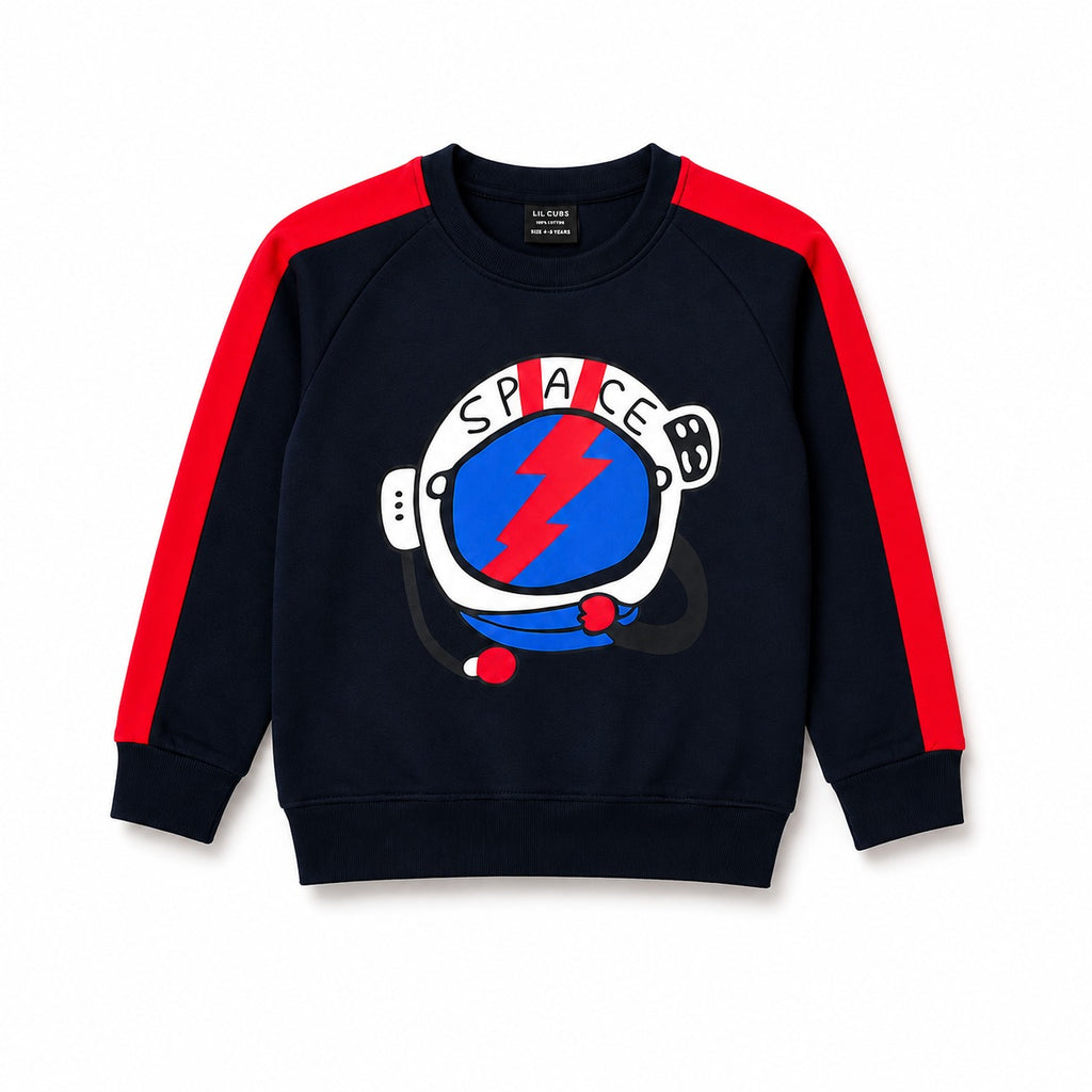 Boys Navy Blue Space Explorer Winter Coord Set (2 Piece) - Size 1 - 12 Years