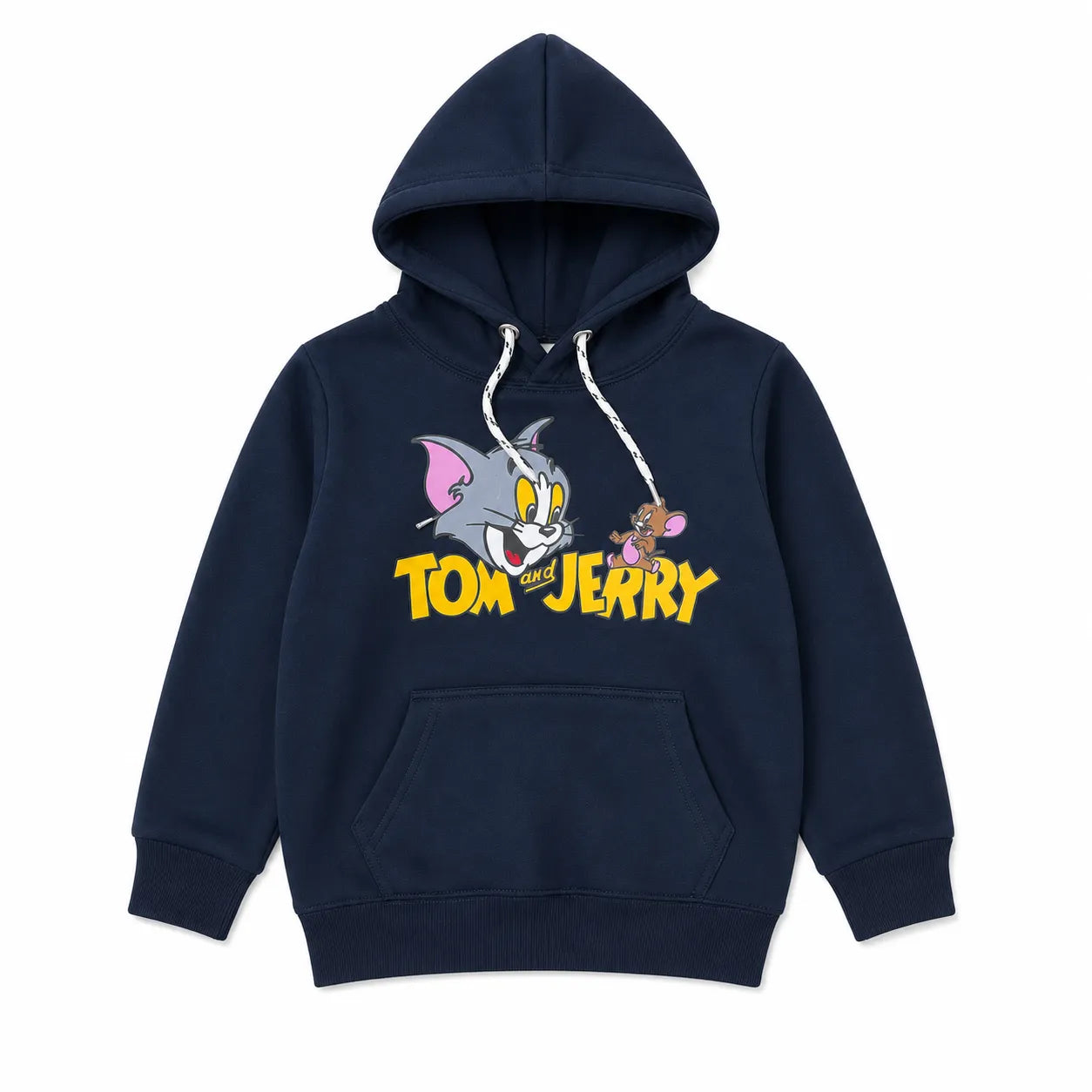 Boys Navy Blue Tom & Jerry Winter Hoodie Coord Set (2 Piece) - Size 1 - 12 Years