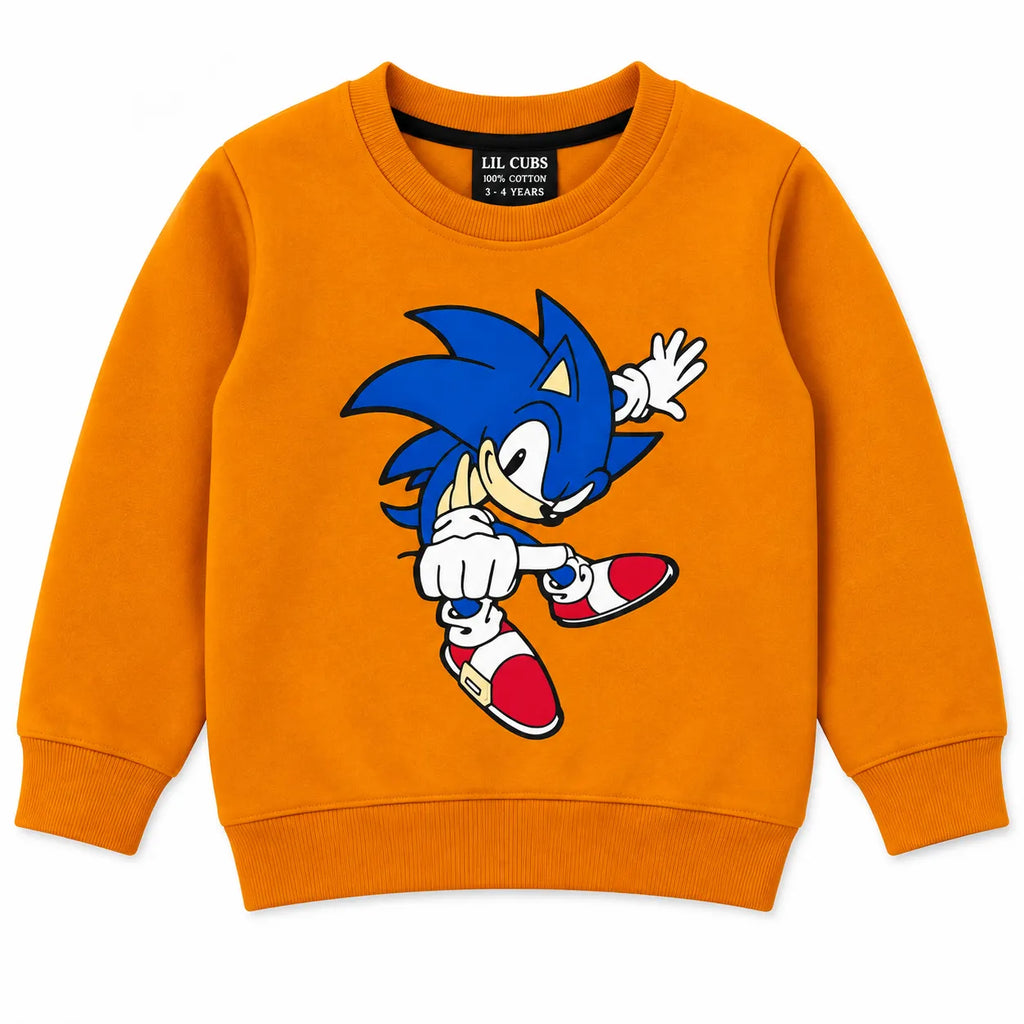 Boys Orange Sonic Winter Coord Set (2 Piece) - Size 1 - 12 Years