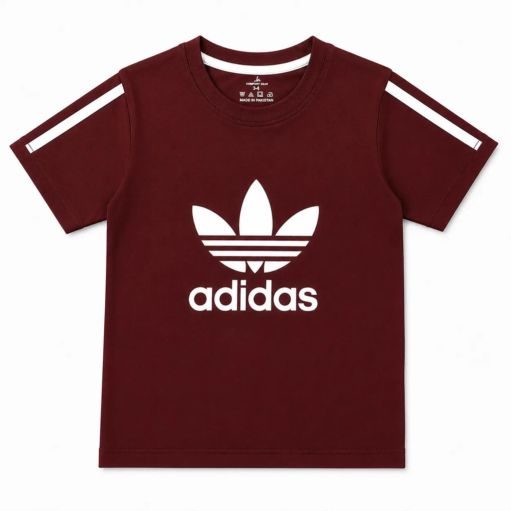 Boys Red & Black Adidas Summer Coord Set (2 Piece) Age 1 - 12 Years