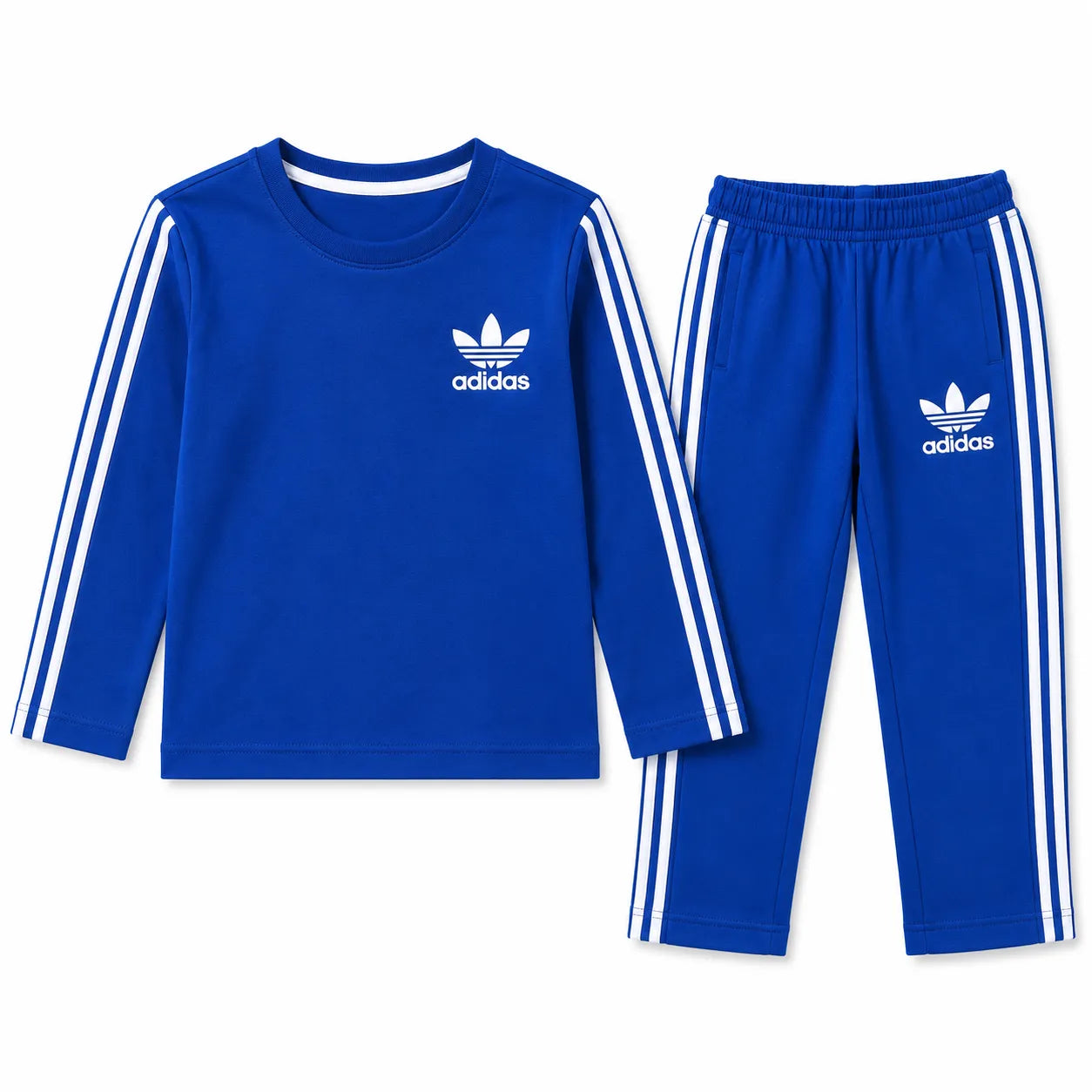 Boys Royal Blue Adidas Summer Coord Set (2 Piece) - Size 1 - 12 Years