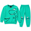 Boys Sea Green Crocodile Winter Coord Set (2 Piece) - Size 1 - 12 Years