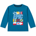 Boys Sea Green EPIC Full Sleeves Cotton T-Shirt (Size 9 Months - 12 Years)