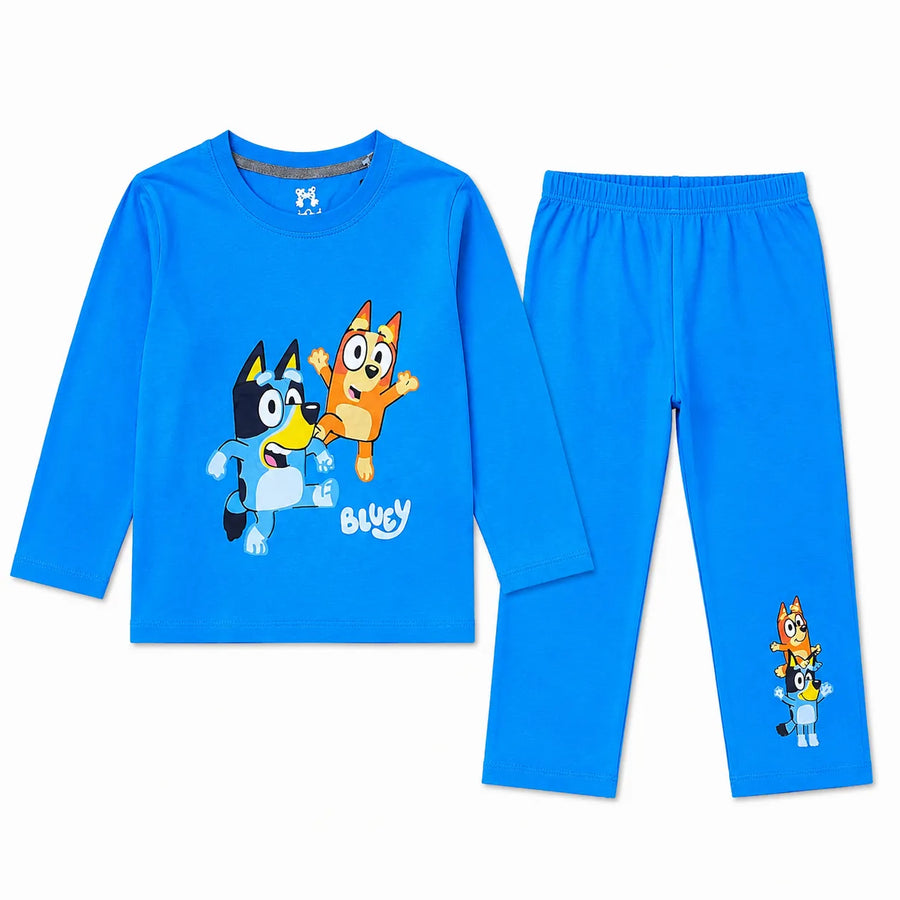 Boys Sky Blue Bluey Coord Set (2 Piece) - Size 1 - 12 Years