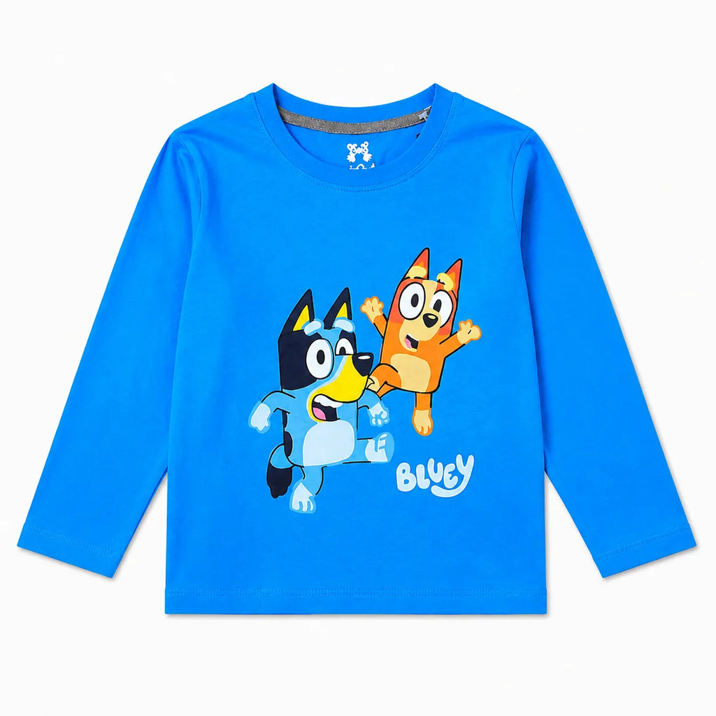 Boys Sky Blue Bluey Coord Set (2 Piece) - Size 1 - 12 Years