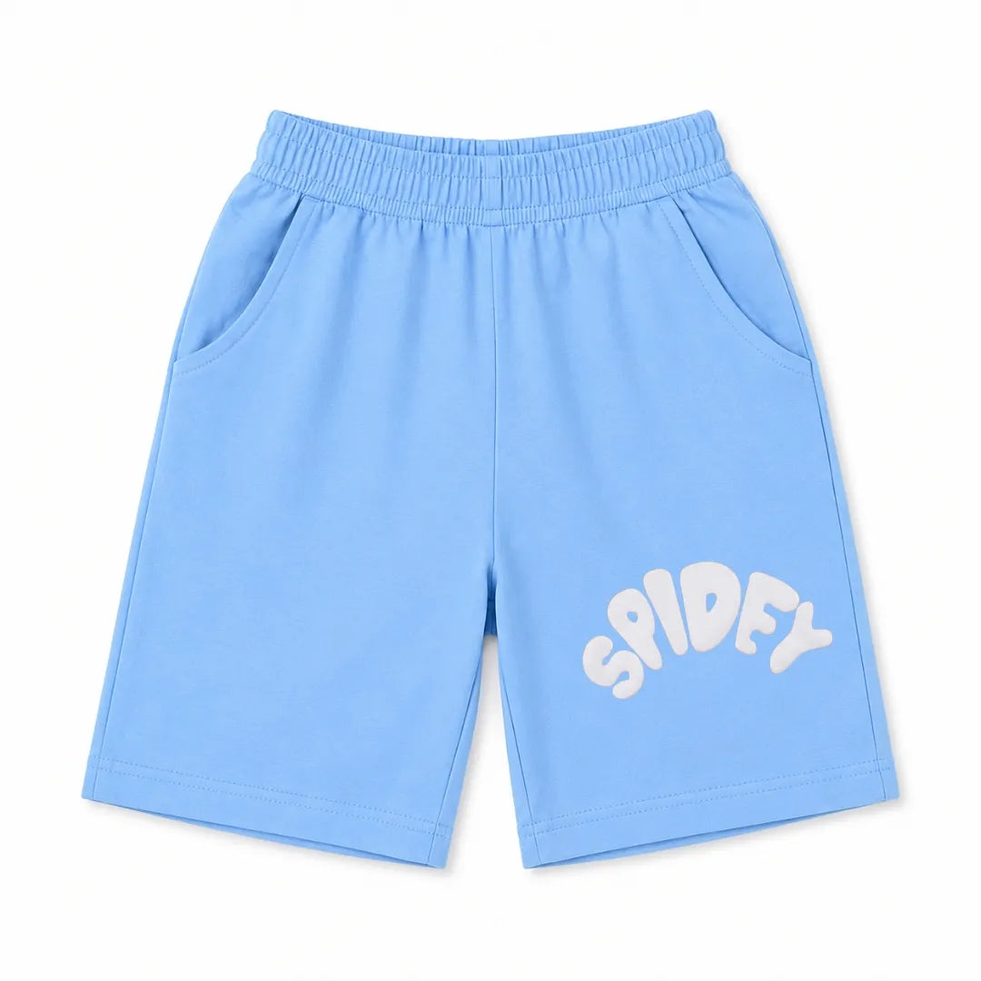 Boys Sky Blue Spidey Summer Coord Set (2 Piece) Age 1 - 12 Years