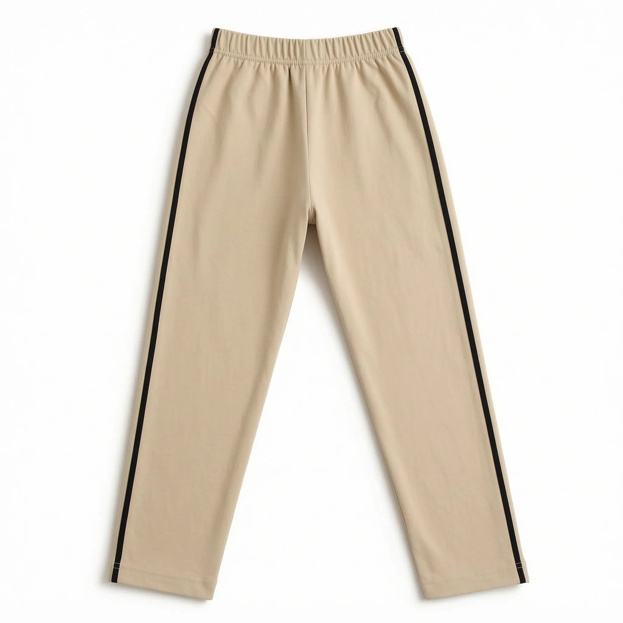 Boys Cotton Trousers with White Stripes (Different Shades)